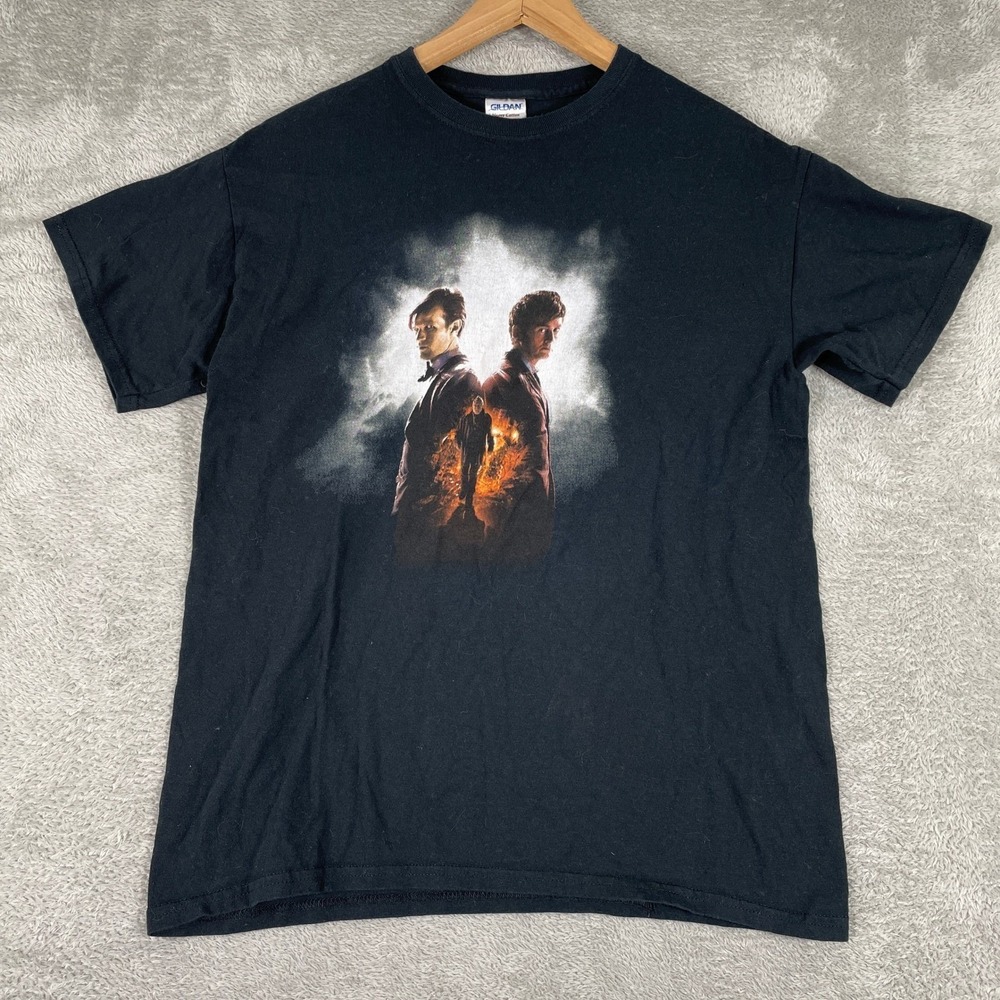 Doctor Who Shirt Mens Medium Black 50th Anniversary Cinema Event Sci Fi Tee
